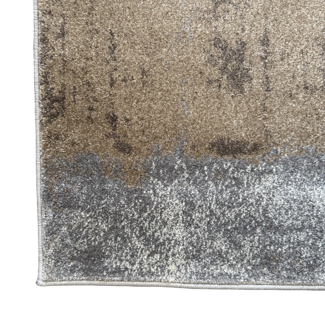 290 x 200 cm Modern Serenity in Silver Grey & Mocha Area Rug