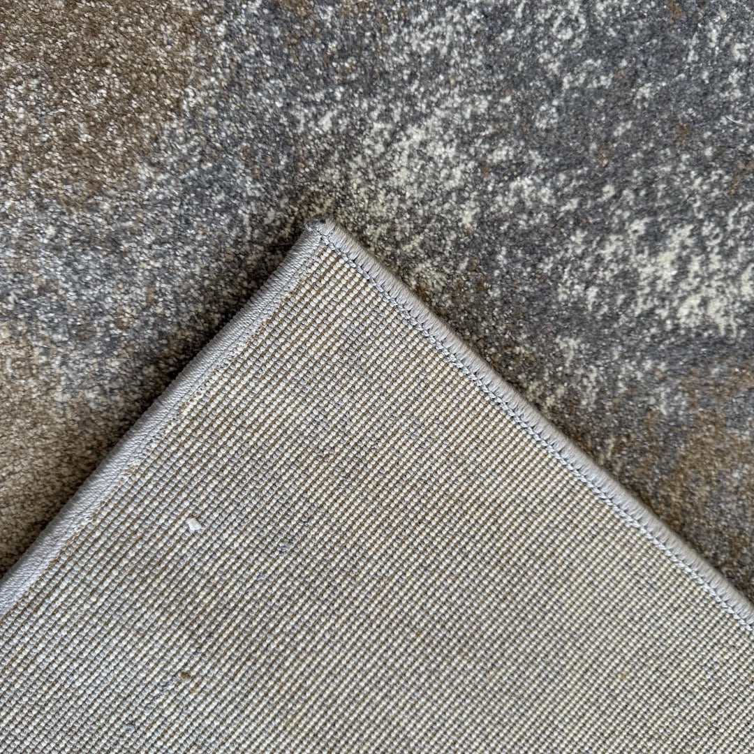 290 x 200 cm Modern Serenity in Silver Grey & Mocha Area Rug
