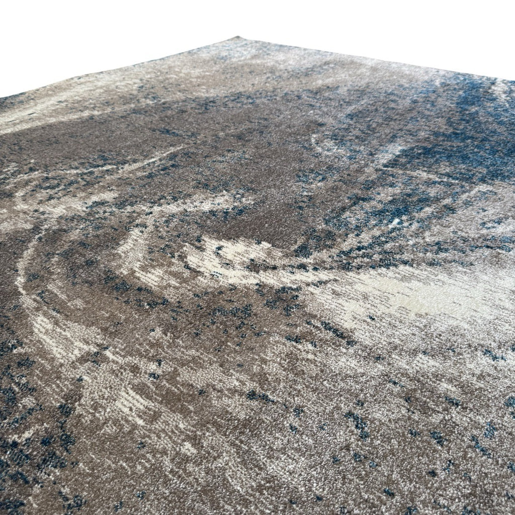 230 x 160 cm Turquoise & Sandstone Marble Rug