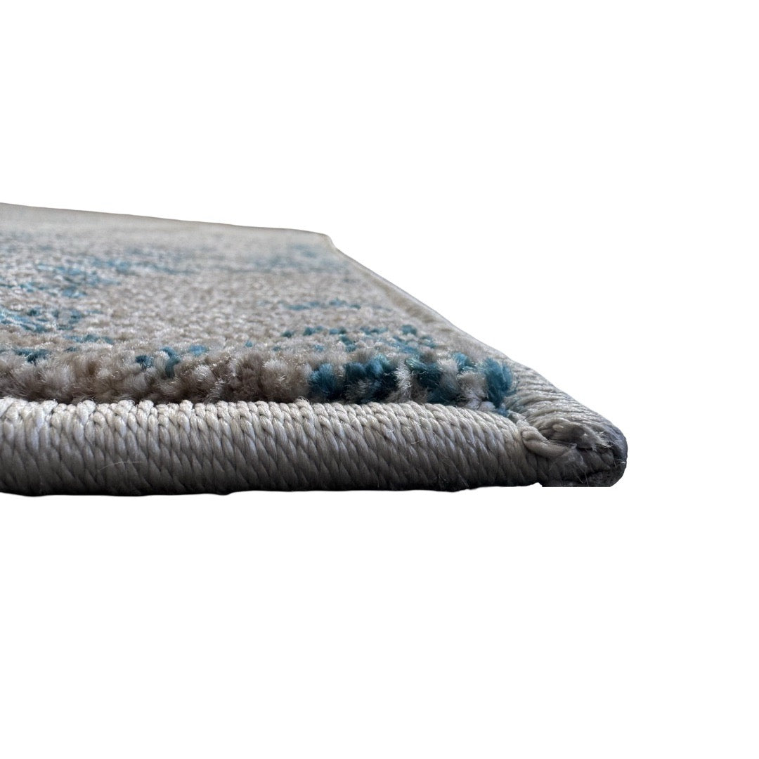 340 x 240 cm Turquoise & Sandstone Marble Rug