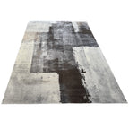 400 x 300 cm Geometric Impressions in Silver grey & Brown