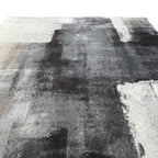 400 x 300 cm Geometric Impressions in Silver grey & Brown