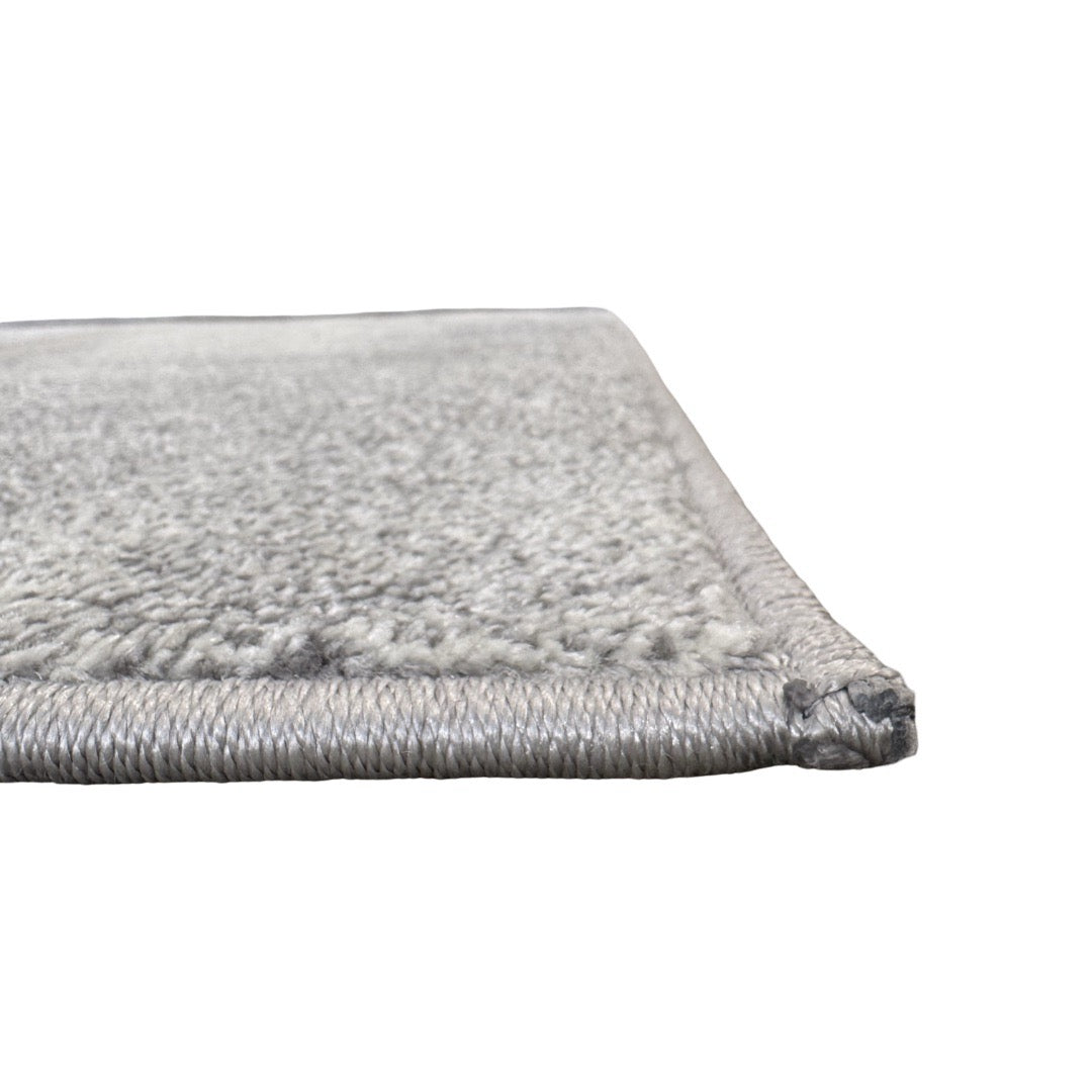 230 x 160 cm Geometric Impressions in Silver grey & Brown