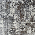 230 x 160 cm Monochrome Elegance in silver Grey with Teal Accents Area Rug