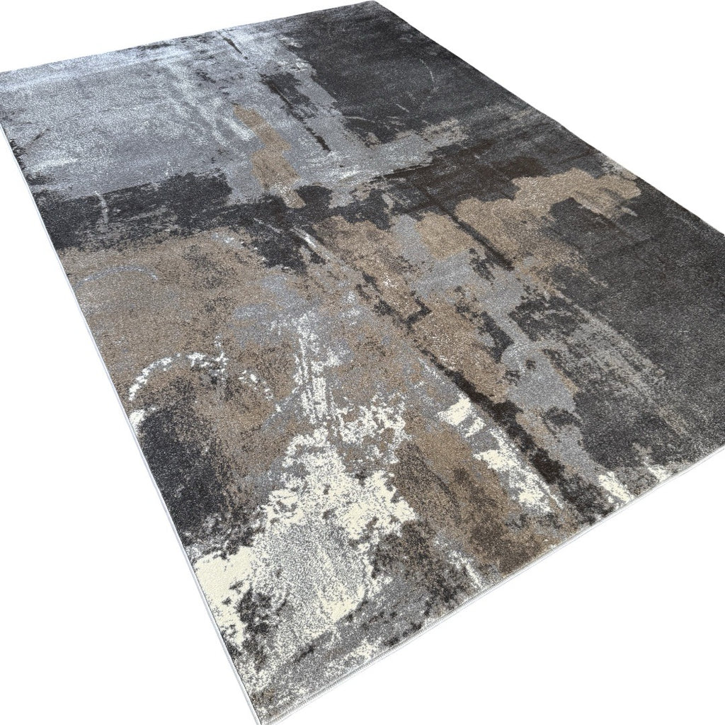 290 x 200 cm Grey & Beige Urban Patina Abstract Rug
