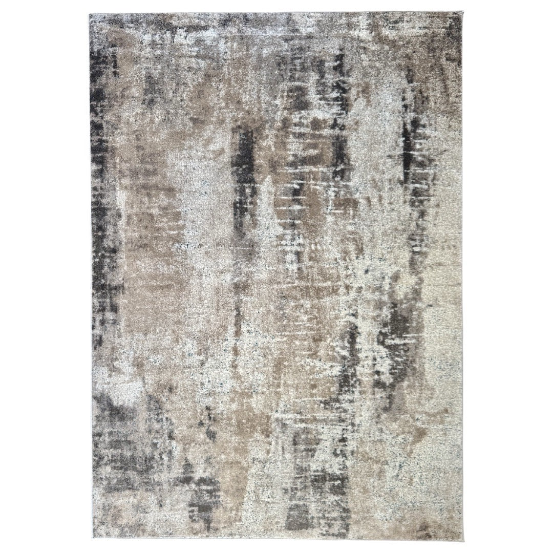 340 x 240 cm Urban Mist in Beige & Charcoal Area Rug