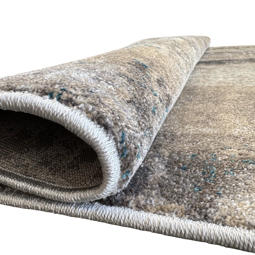 290 x 200 cm Urban Mist in Beige & Charcoal Area Rug