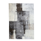 340 x 240 cm Geometric Impressions in Silver grey & Brown