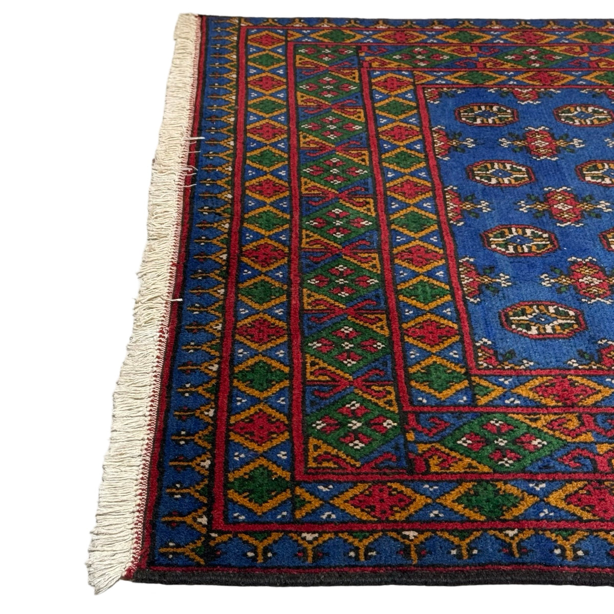 190 x 150 cm Hand Knotted Afghan Akche Bokhara – Wool Rug