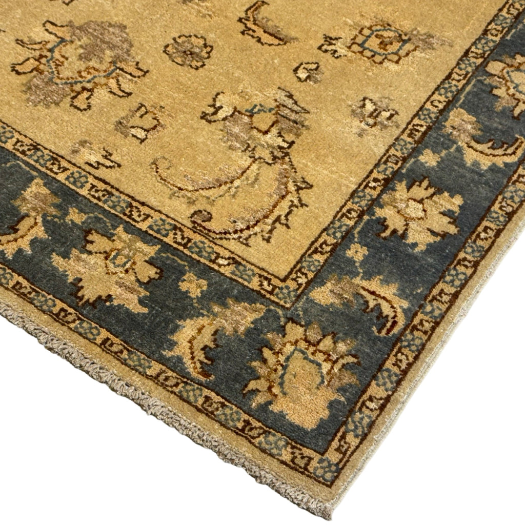 152 x 100 cm Afghan Chobi Ziegler Hand-Knotted Wool Rug