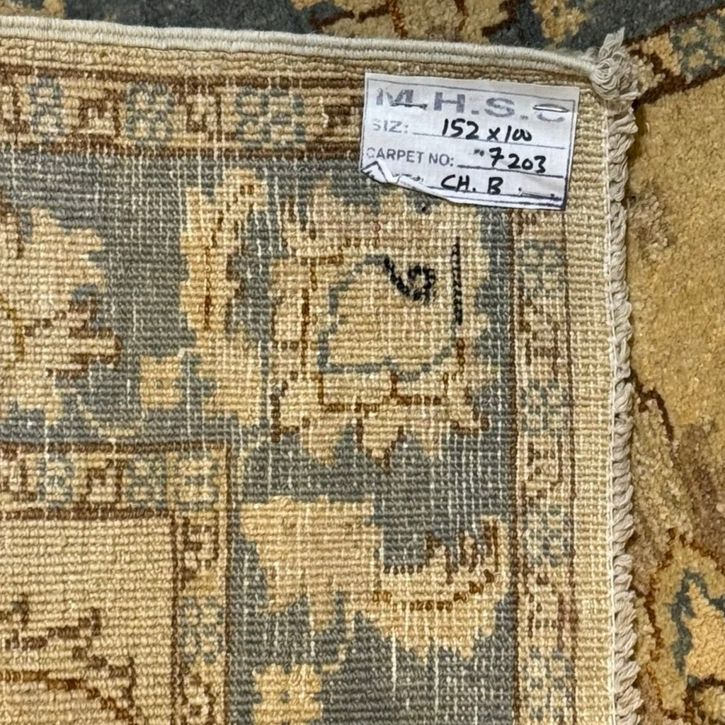 152 x 100 cm Afghan Chobi Ziegler Hand-Knotted Wool Rug