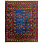 190 x 150 cm Hand Knotted Afghan Akche Bokhara – Wool Rug
