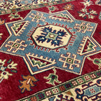 165 x 98 cm Hand Knotted Afghan Kazak – Wool Rug