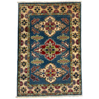 148 x 95 cm Hand Knotted Afghan Kazak – Wool Rug