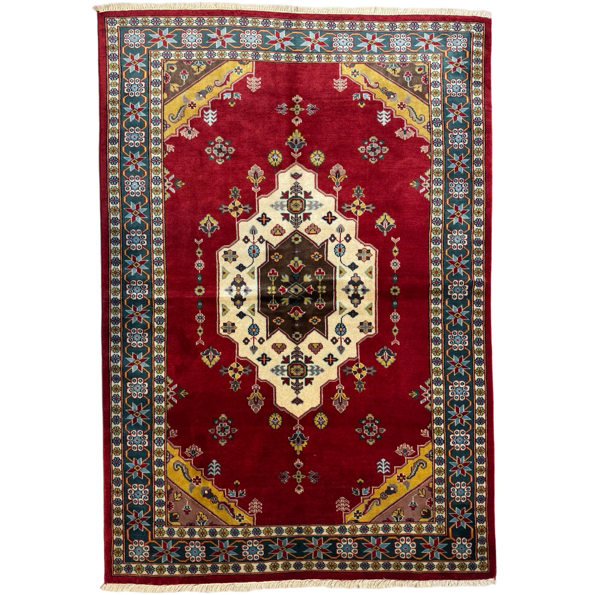 203 x 141 cm Hand-Knotted Tribal Shirwan – Wool Rug