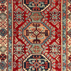123 x 82 cm Hand Knotted Afghan Kazak – Wool Rug