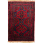 150 x 100 cm Hand Knotted Afghan Turkmen Beljik Rug