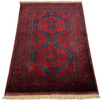 150 x 100 cm Hand Knotted Afghan Turkmen Beljik Rug