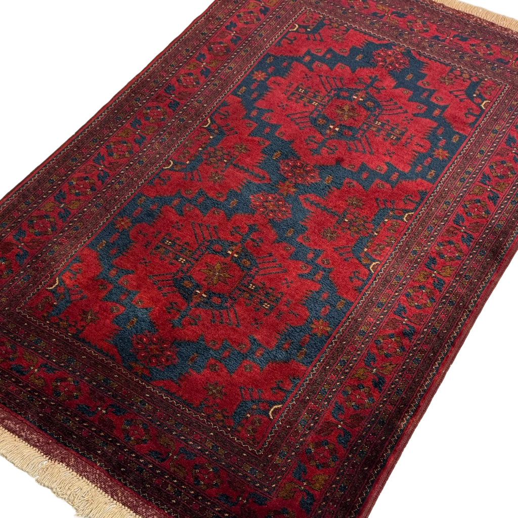 150 x 100 cm Hand Knotted Afghan Turkmen Beljik Rug
