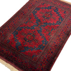 150 x 100 cm Hand Knotted Afghan Turkmen Beljik Rug