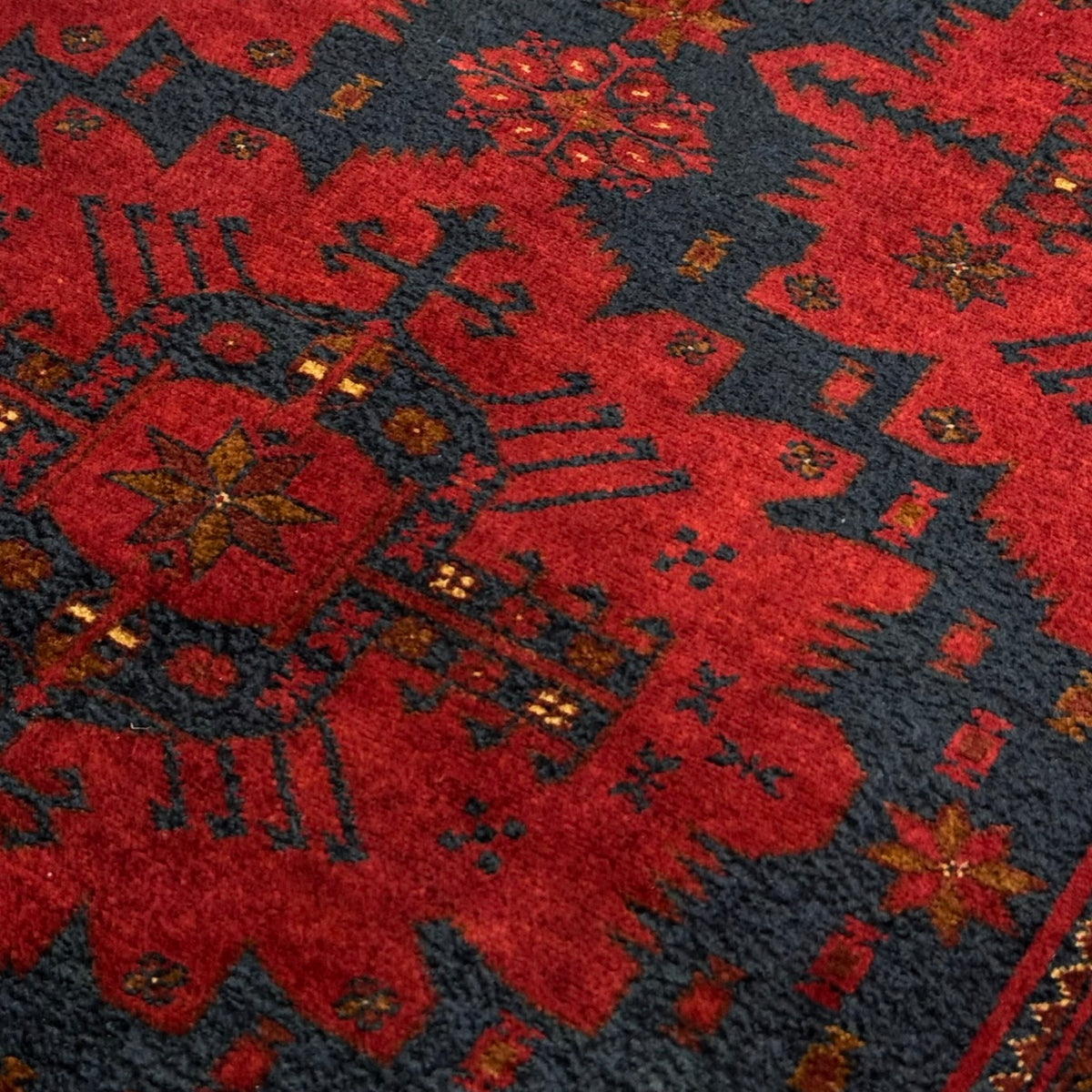 150 x 100 cm Hand Knotted Afghan Turkmen Beljik Rug