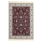 290 x 200 cm Turkish Machine Made Dark Red Nain Persian Rug