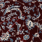 290 x 200 cm Turkish Machine Made Dark Red Nain Persian Rug