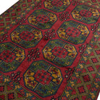 200 x 150 cm Hand Knotted Afghan Akche Filpai – Wool Rug