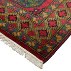 200 x 150 cm Hand Knotted Afghan Akche Filpai – Wool Rug