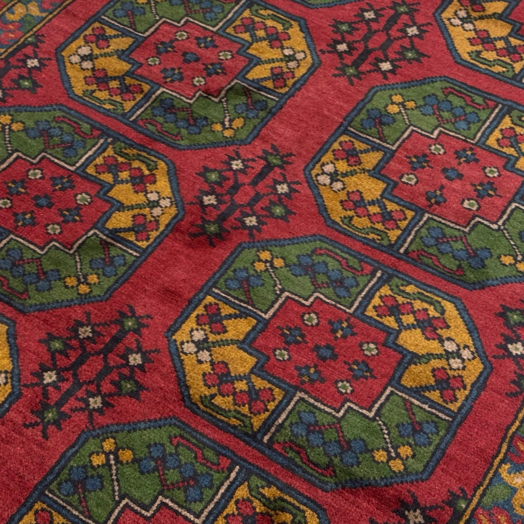 200 x 150 cm Hand Knotted Afghan Akche Filpai – Wool Rug