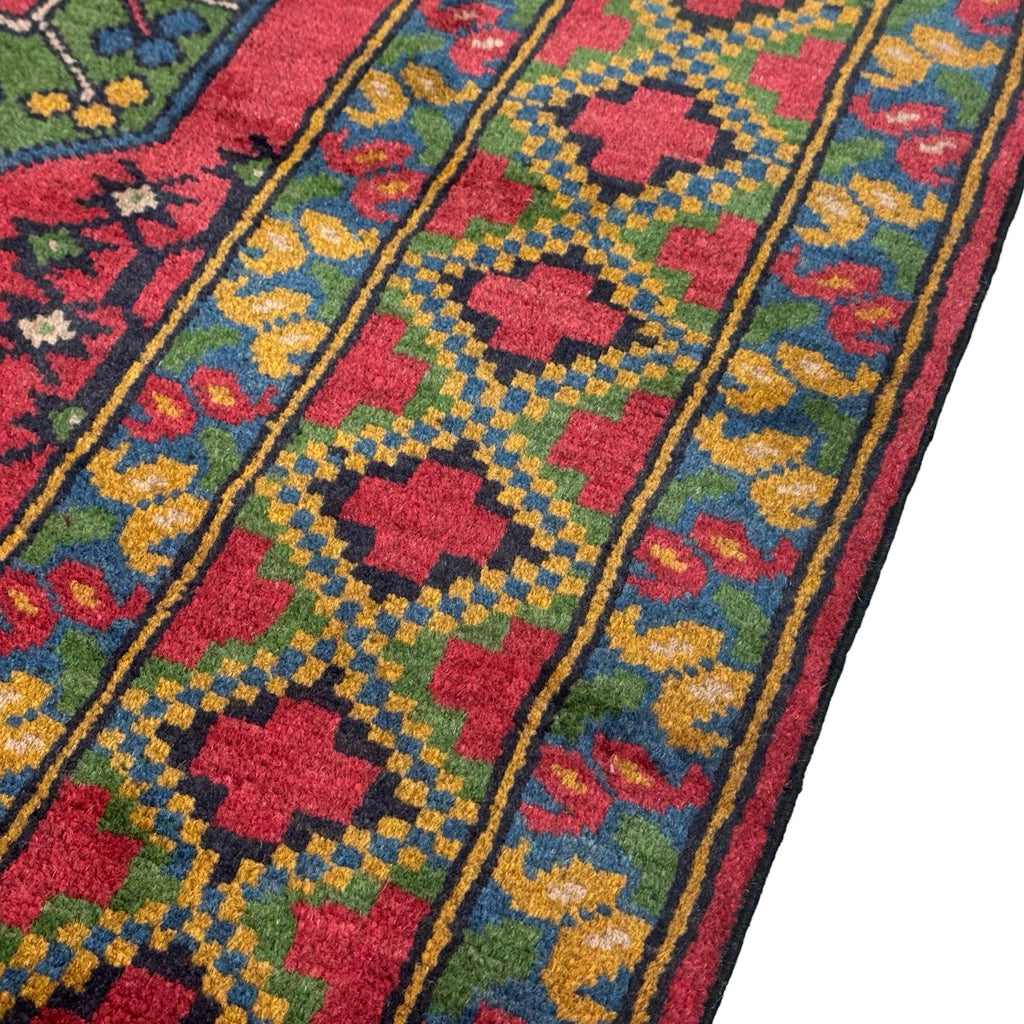 200 x 150 cm Hand Knotted Afghan Akche Filpai – Wool Rug