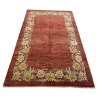 244 x 152 cm Afghan Chobi Modern Floral Hand-Knotted Wool Rug
