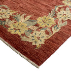 244 x 152 cm Afghan Chobi Modern Floral Hand-Knotted Wool Rug