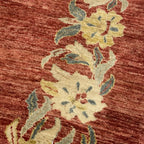 244 x 152 cm Afghan Chobi Modern Floral Hand-Knotted Wool Rug