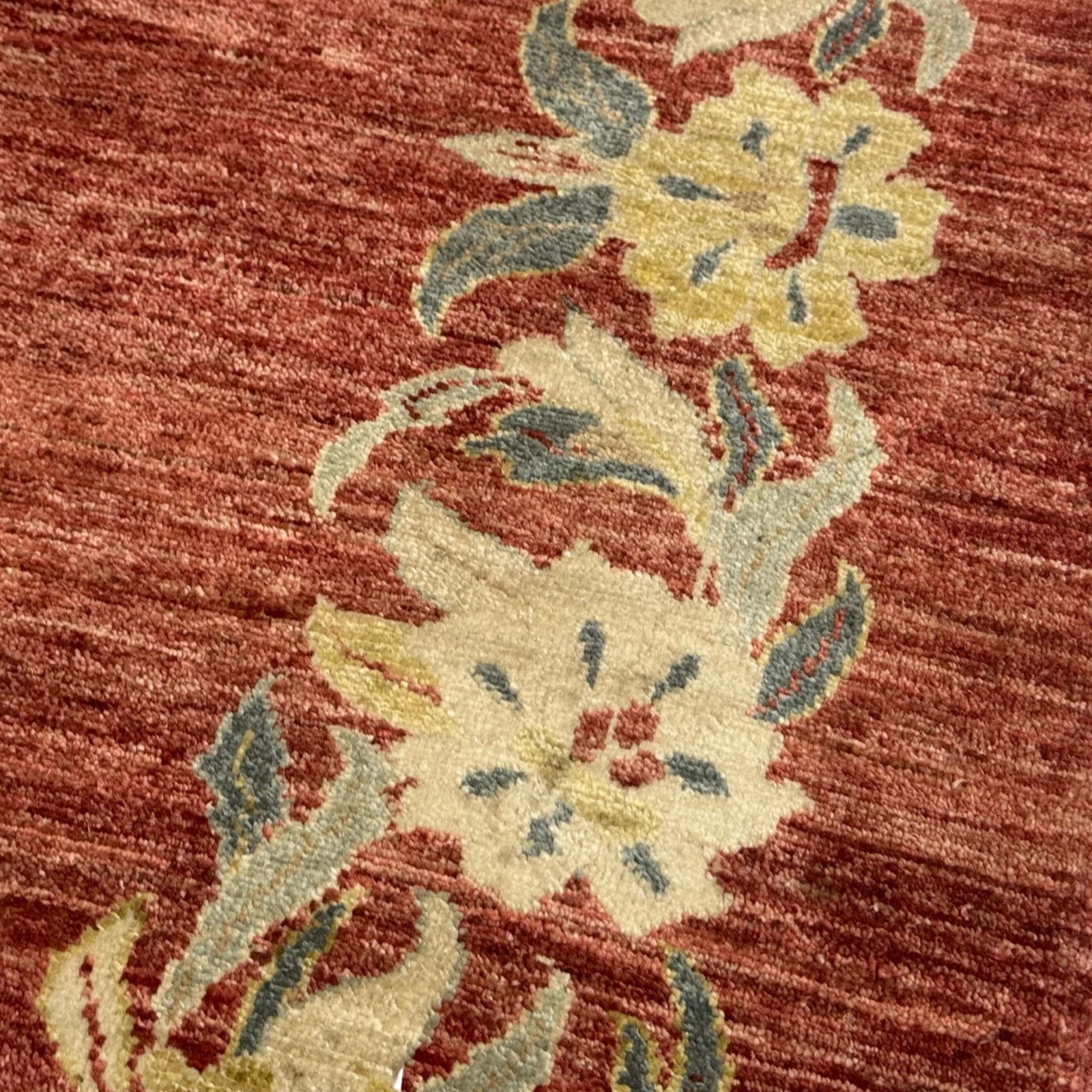 244 x 152 cm Afghan Chobi Modern Floral Hand-Knotted Wool Rug