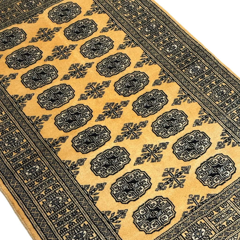 148 x 92 cm Hand Knotted Karachi Bokhara – Wool Rug