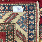 175 x 121 cm Hand Knotted Afghan Kazak – Wool Rug