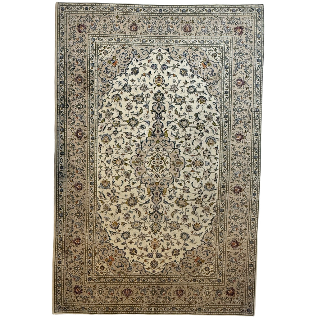 310 x 200 cm Hand Knotted Persian Kashan Wool Rug
