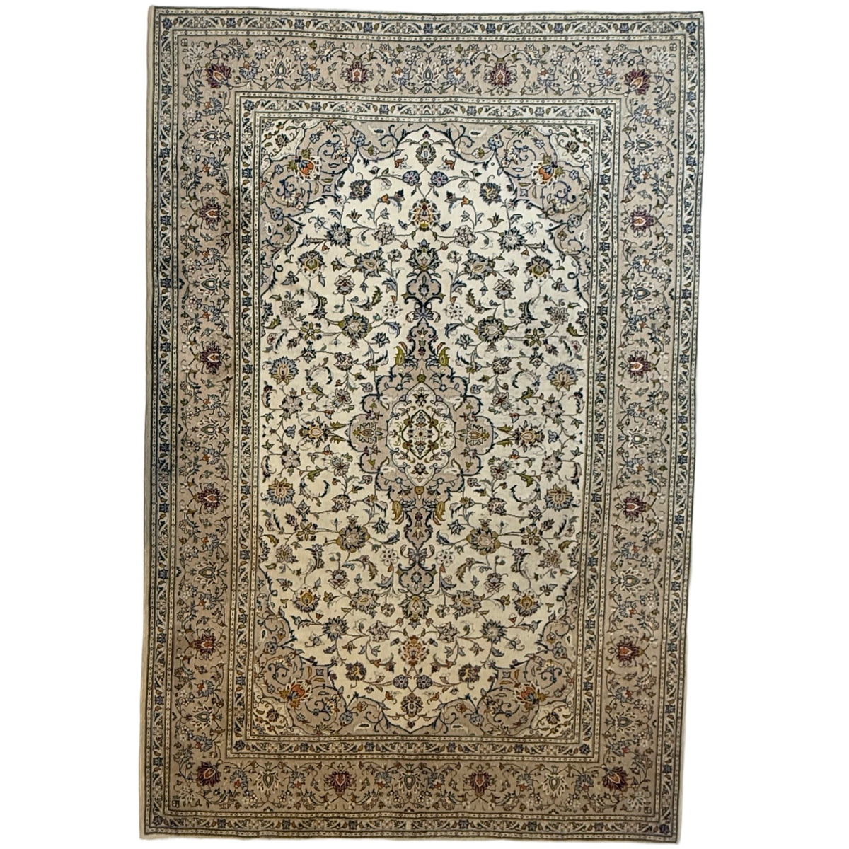 310 x 200 cm Hand Knotted Persian Kashan Wool Rug
