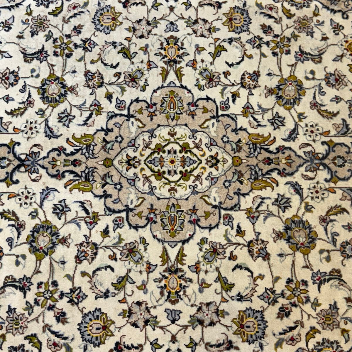 310 x 200 cm Hand Knotted Persian Kashan Wool Rug
