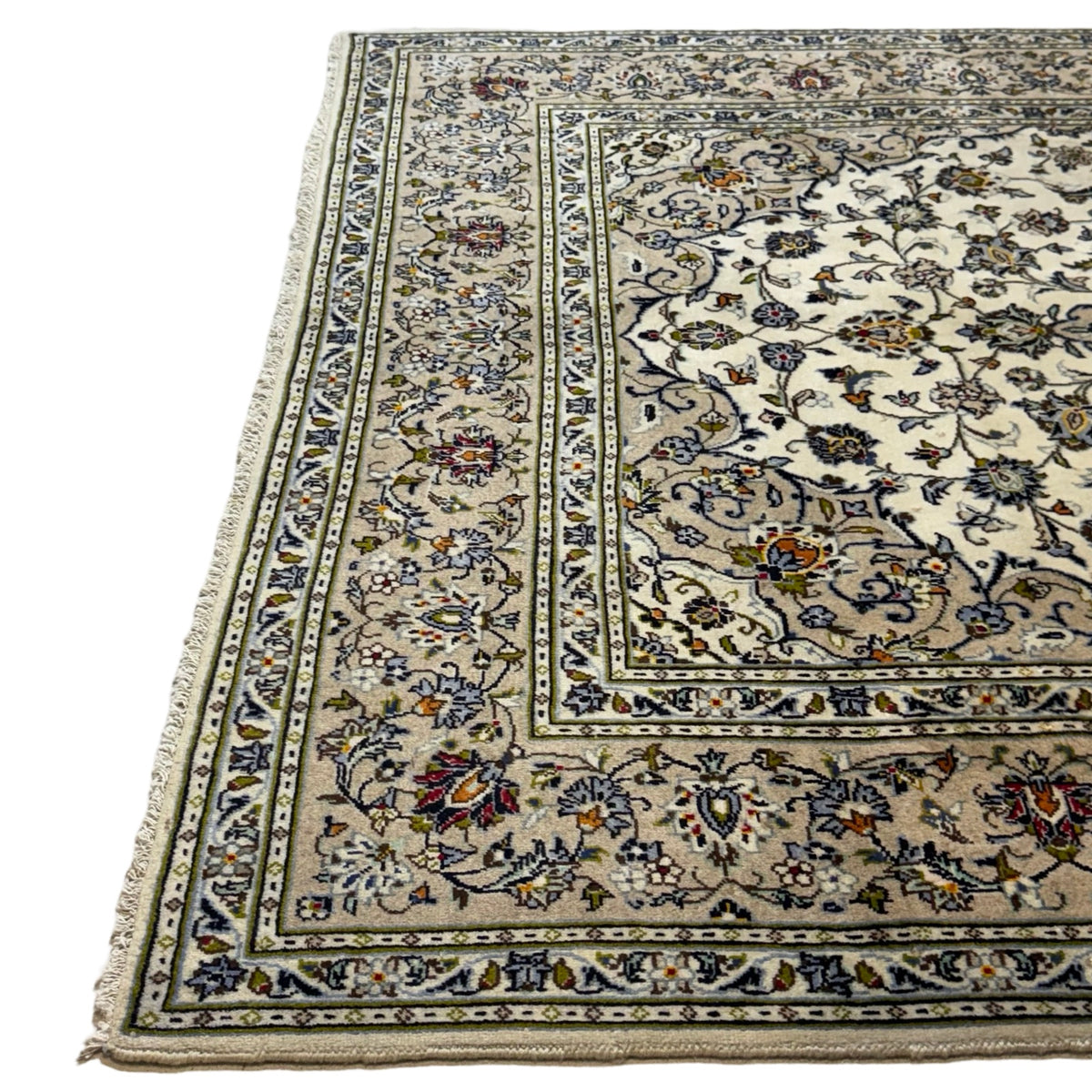 310 x 200 cm Hand Knotted Persian Kashan Wool Rug