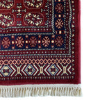 1000 x 80cm Extra Long Size Bokhara, Maroon Runner Rug