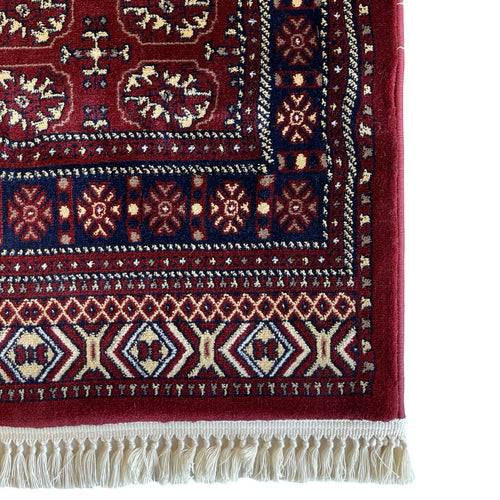 1000 x 80cm Extra Long Size Bokhara, Maroon Runner Rug