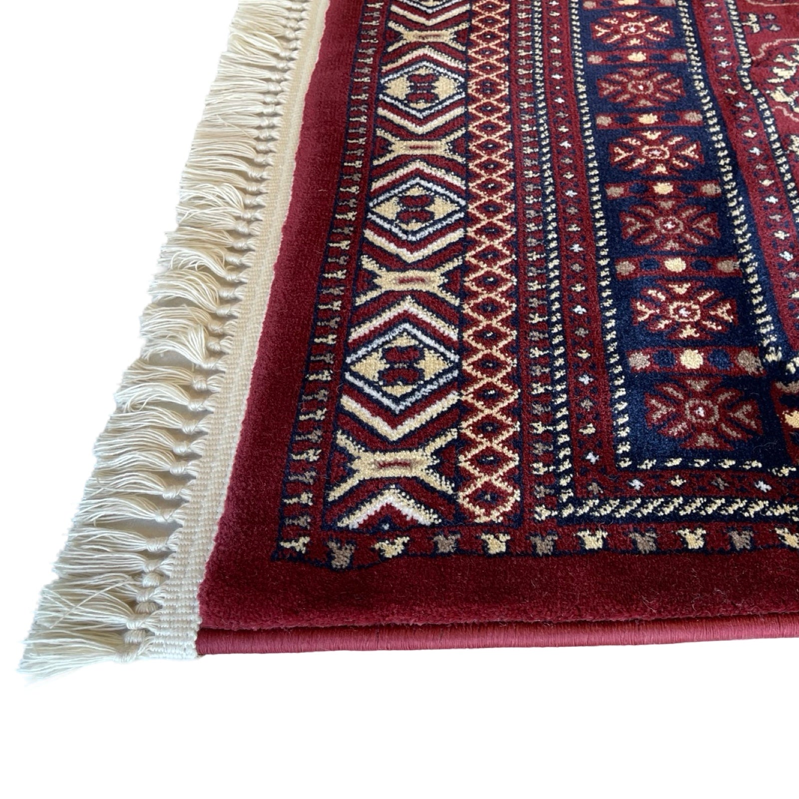 1000 x 80cm Extra Long Size Bokhara, Maroon Runner Rug