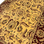 206 x 147 cm Beljik Afghan Chobi Hand-Knotted Wool Rug