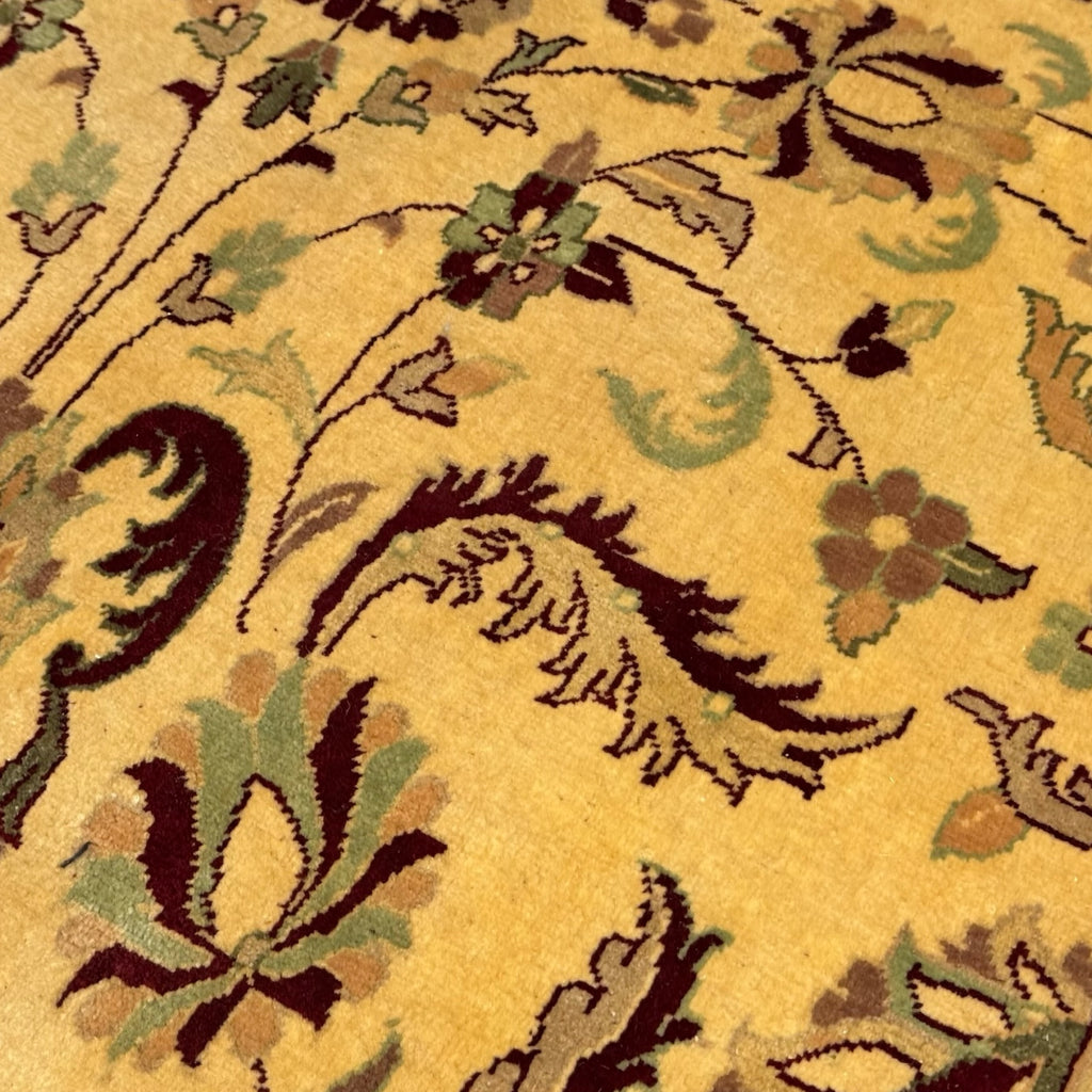 206 x 147 cm Beljik Afghan Chobi Hand-Knotted Wool Rug