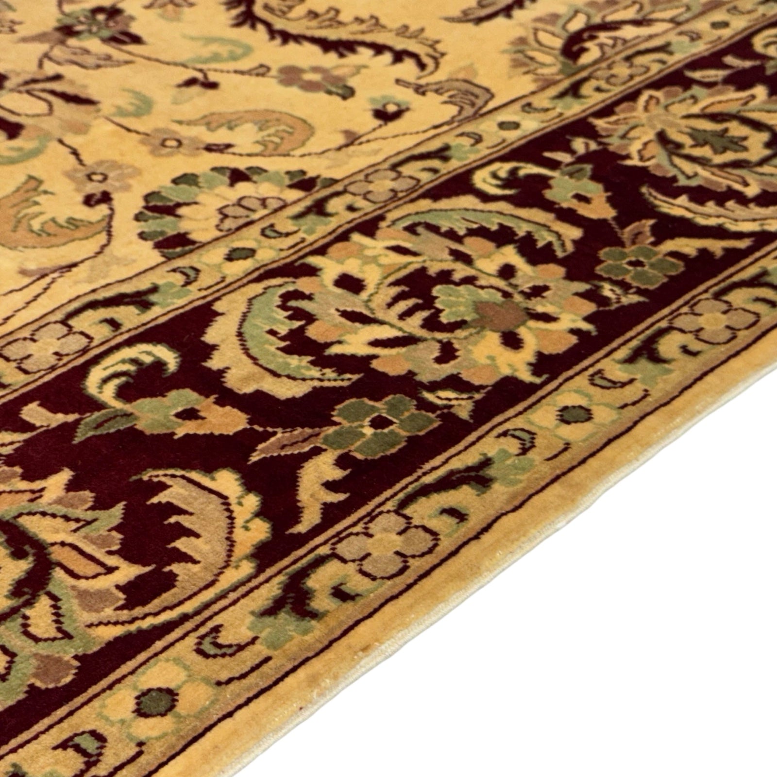 206 x 147 cm Beljik Afghan Chobi Hand-Knotted Wool Rug