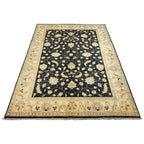 210 x 151 cm Afghan Chobi Ziegler Hand-Knotted Wool Rug