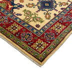 212 x 152 cm Hand Knotted Afghan Kazak – Wool Rug
