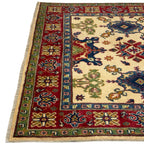 212 x 152 cm Hand Knotted Afghan Kazak – Wool Rug